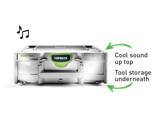 Introducing the New Festool Spring 2022 Line-Up - Festool TOPROCK Bluetooth Speaker