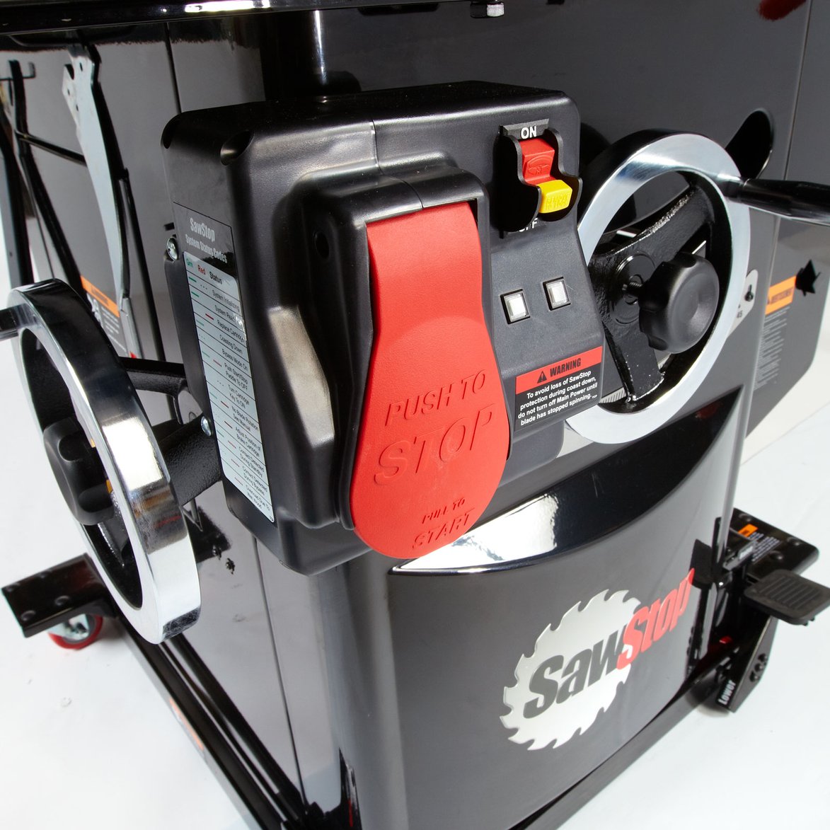 SawStop bypass mode